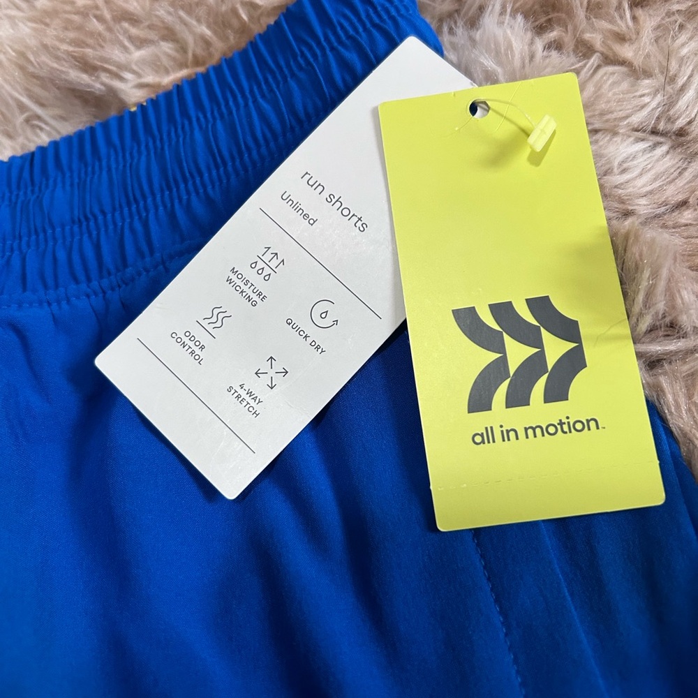NWT All in Motion, Men’s Active Light Unlined Running Shorts 5” - Zipper Pockets - Picture 5 of 8